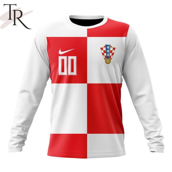 Croatia National Football Team Persoalized 2024 Home Kits Hoodie