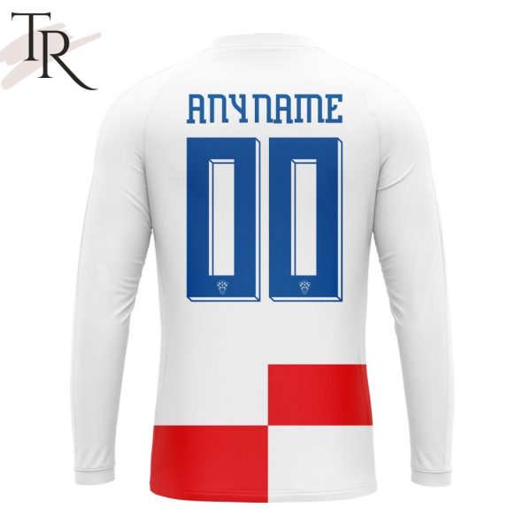 Croatia National Football Team Persoalized 2024 Home Kits Hoodie