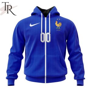 France National Football Team Personalized 2024 Home Kits Hoodie