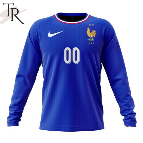 France National Football Team Personalized 2024 Home Kits Hoodie