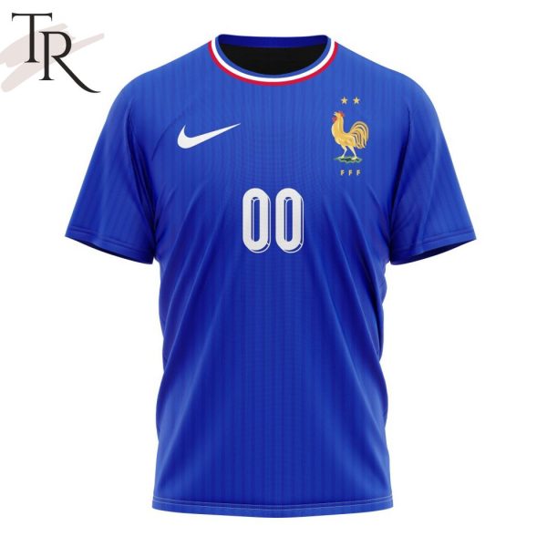 France National Football Team Personalized 2024 Home Kits Hoodie