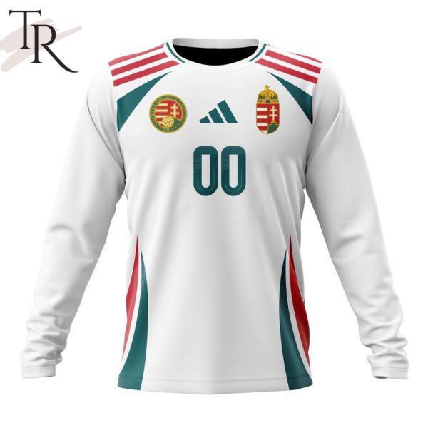 Hungary National Football Team Persoalized 2024 Away Kits Hoodie