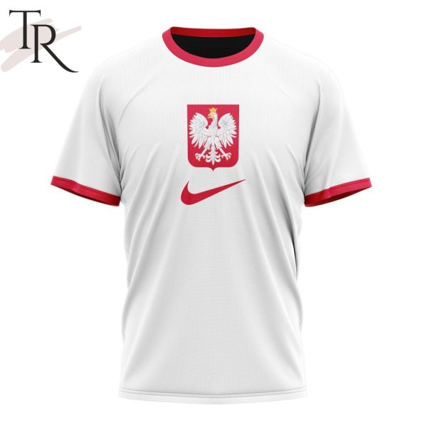 Poland National Football Team Persoalized 2024 Home Kits Hoodie