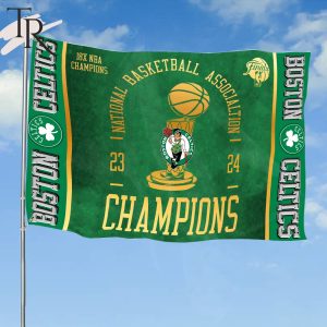 2024 National Basketball Association Champions Boston Celtics Flag