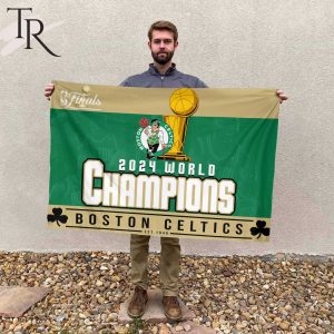 2024 World Champions Boston Celtics Flag