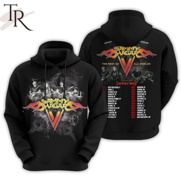 Sammy Hagar 2024 Tour The Best Of All Worlds Hoodie