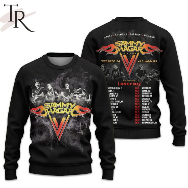 Sammy Hagar 2024 Tour The Best Of All Worlds Hoodie