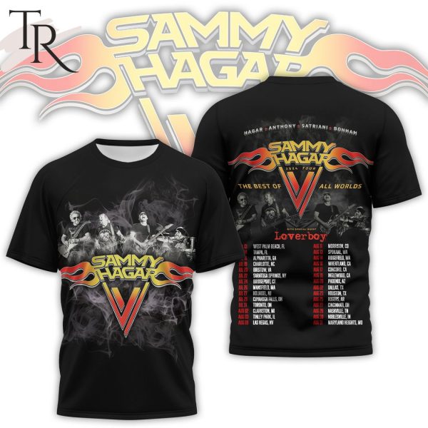 Sammy Hagar 2024 Tour The Best Of All Worlds Hoodie