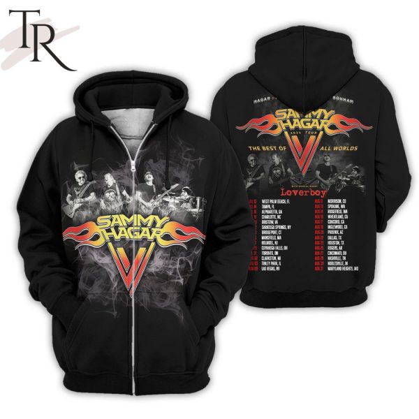 Sammy Hagar 2024 Tour The Best Of All Worlds Hoodie