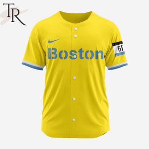 MLB Boston Red Sox Personalized 2024 City Connect Baseball Jersey Design