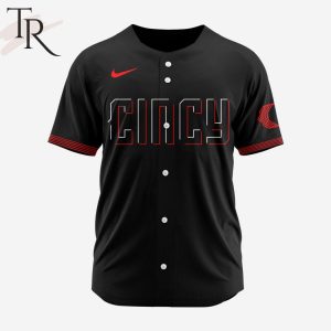 MLB Cincinnati Reds Personalized 2024 City Connect Baseball Jersey Design