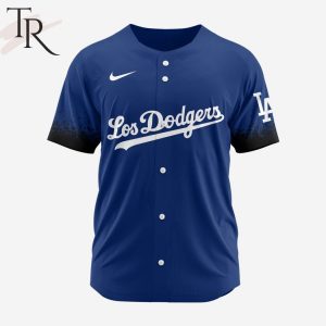 MLB Los Angeles Dodgers Personalized 2024 Blue City Connect Baseball Jersey Design