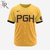 MLB Pittsburgh Pirates Personalized 2024 Limited City Connect Baseball Jersey Design