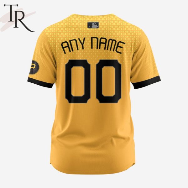 MLB Pittsburgh Pirates Personalized 2024 City Connect Baseball Jersey Design