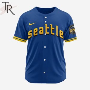 MLB Seattle Mariners Personalized 2024 City Connect Baseball Jersey Design