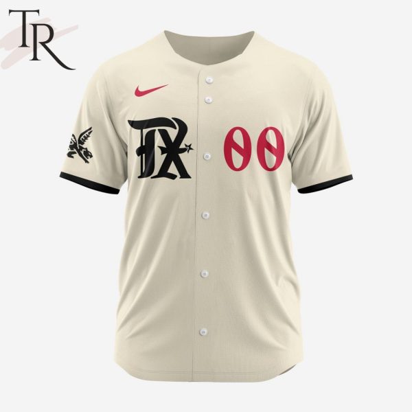 MLB Texas Rangers Personalized 2024 City Connect Baseball Jersey Design
