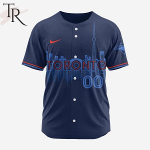 MLB Toronto Blue Jays Personalized 2024 City Connect Baseball Jersey Design