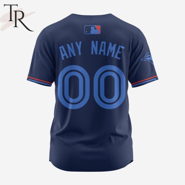 MLB Toronto Blue Jays Personalized 2024 City Connect Baseball Jersey Design