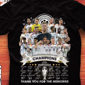 Germany National Football Team Champions UEFA Euro 2024 Thank You For The Memories T-Shirt