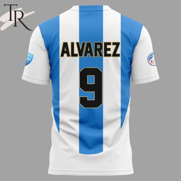 Copa America Argentina 2024 Alvarez Julian Football Jersey