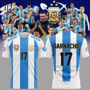Copa America Argentina 2024 Garnacho Alejandro Football Jersey