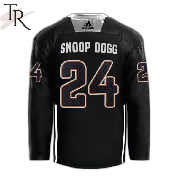 Edmonton Oilers Snoop Dogg Black Jersey 2024