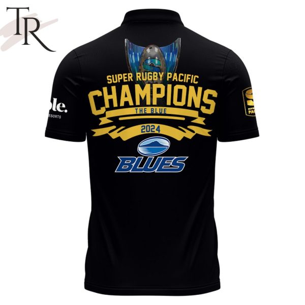 Super Rugby Pacific Champions The Blues 2024 Polo Shirt
