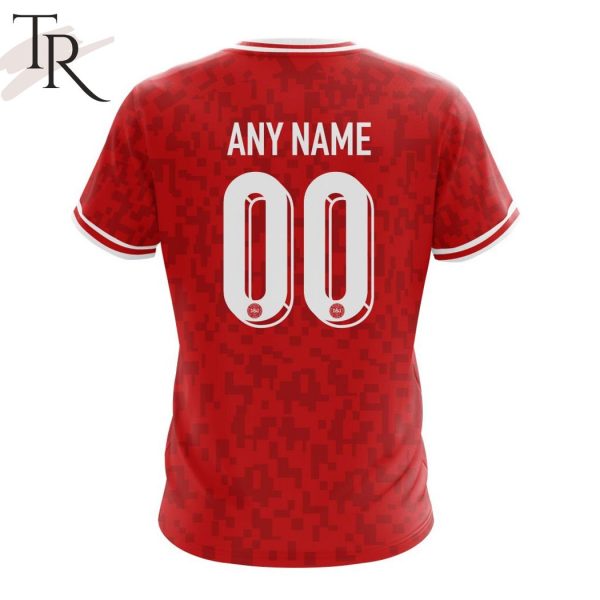 Denmark National Football Team Personalized 2024 Home Kits Hoodie