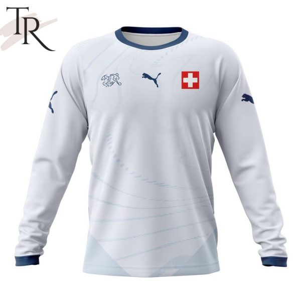 Switzerland National Football Team Personalized 2024 Away Kits Hoodie