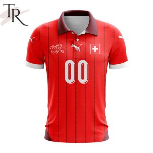 Switzerland National Football Team Personalized 2024 Home Polo Shirt