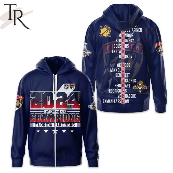 2024 Stanley Cup Champions Florida Panthers Hoodie – Blue