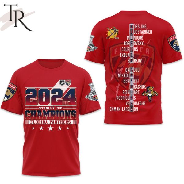 2024 Stanley Cup Champions Florida Panthers Hoodie – Red