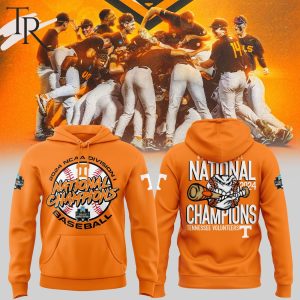 2024 NCAA Division I Baseball National Champions Hoodie – Orange