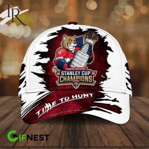 Florida Panthers 2024 Stanley Cup Champions Time To Hunt Classic Cap