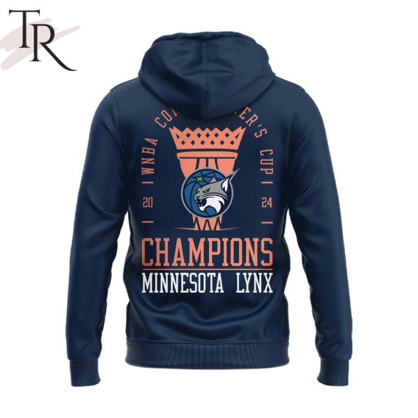 Minnesota Lynx 2024 WNBA Commissioner’s Cup Champions Hoodie – Blue