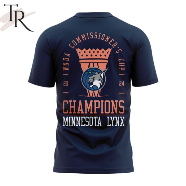 Minnesota Lynx 2024 WNBA Commissioner’s Cup Champions Hoodie – Blue