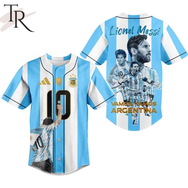Lionel Messi Vamos, Vamos Argentina Baseball Jersey