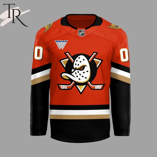 Anaheim Ducks Orange Country New Logo 2024 Hockey Jersey – Orange, Black
