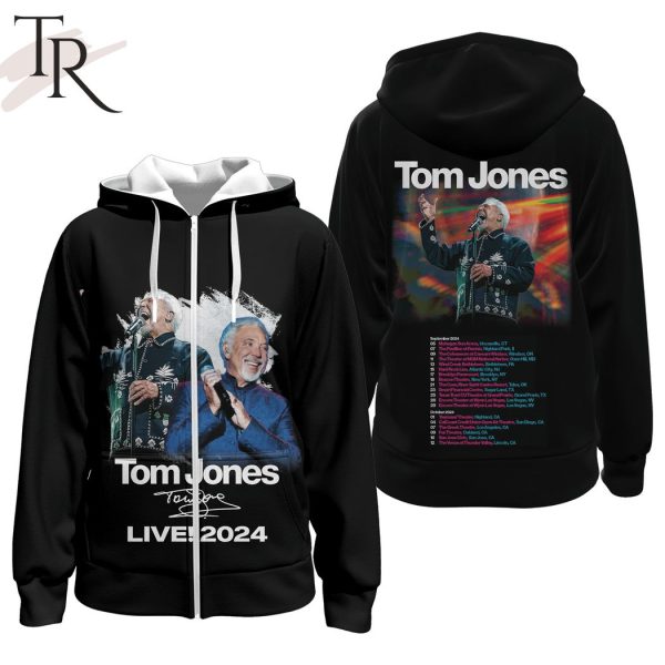 Tom Jones Live 2024 Hoodie
