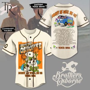 Brothers Osborne Might As Well Be Us Tour 2024 Custom Baseball Jersey