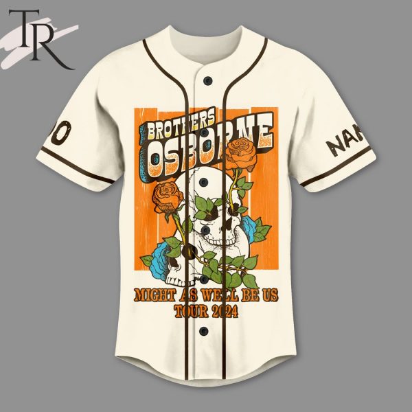 Brothers Osborne Might As Well Be Us Tour 2024 Custom Baseball Jersey