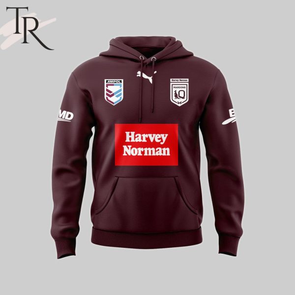 QLD Maroons Back To Back 2024 Champions Ampol Women’s State Of Origin Hoodie