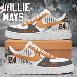 Willie Mays 24 Air Force 1 Sneakers