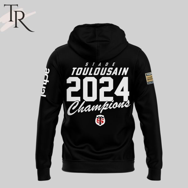 Stade Toulousain 2024 Champions Hoodie – Black
