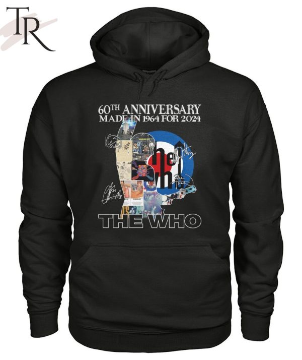 60th Anniversary Made In 1964 For 2024 The Who T-Shirt