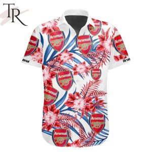 EPL Arsenal Football Club Personalized Name Hawaiian Shirt