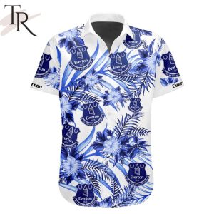 EPL Everton Football Club Personalized Name Hawaiian Shirt