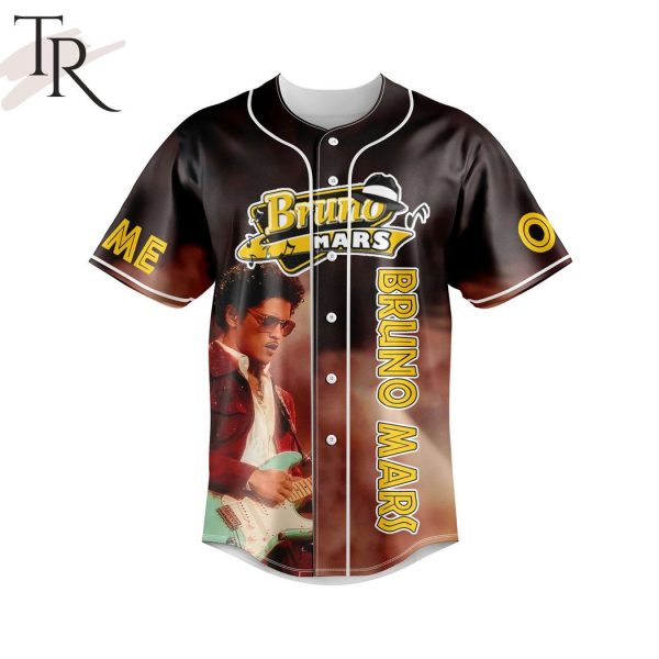Bruno Mars Custom Baseball Jersey