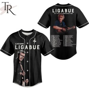 Luciano Ligabue In Teatro Dedicato A Noi Baseball Jersey