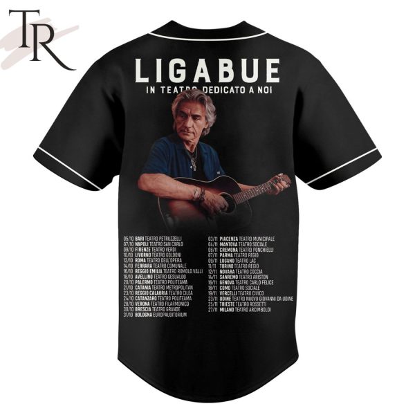 Luciano Ligabue In Teatro Dedicato A Noi Baseball Jersey